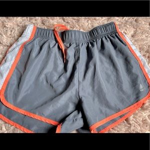 Orange and Gray Athletic Shorts